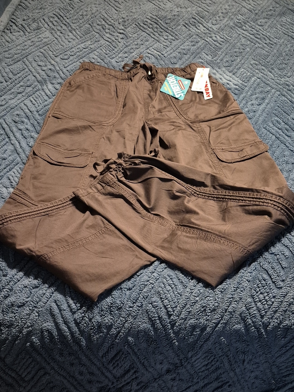 NWT Union Bay Shay Cargo Pants Galaxy Gray Sz L